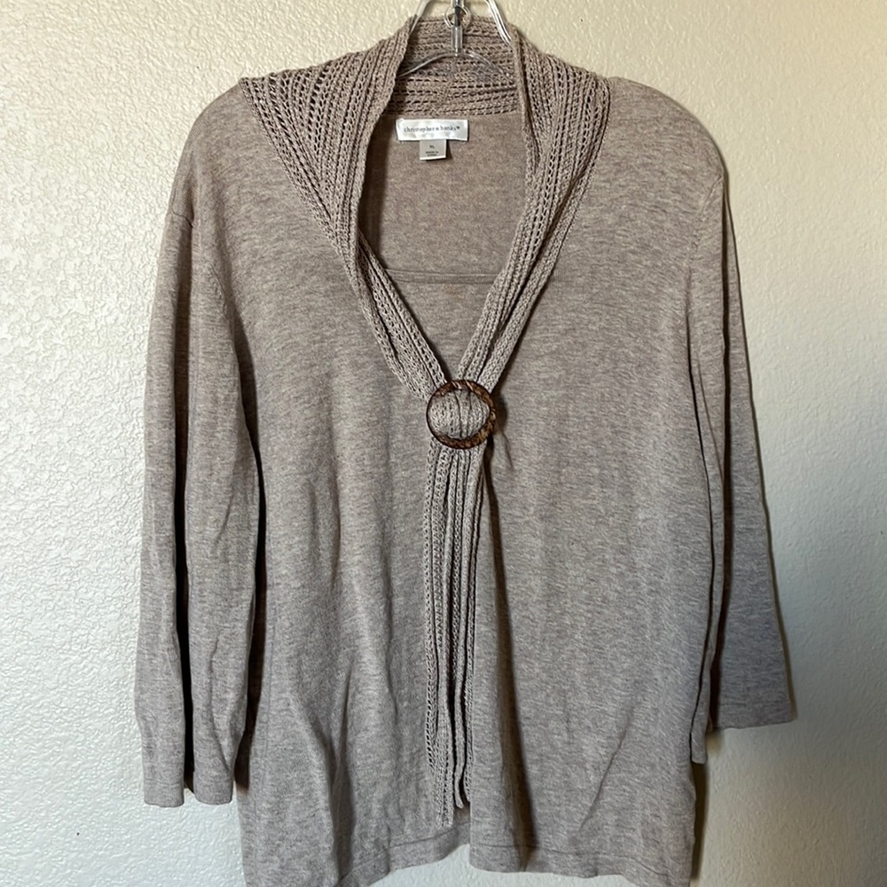 Christopher and Bank Tan Top sz XL